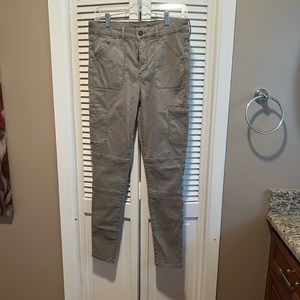 AE Green Cargo Jegging Crops